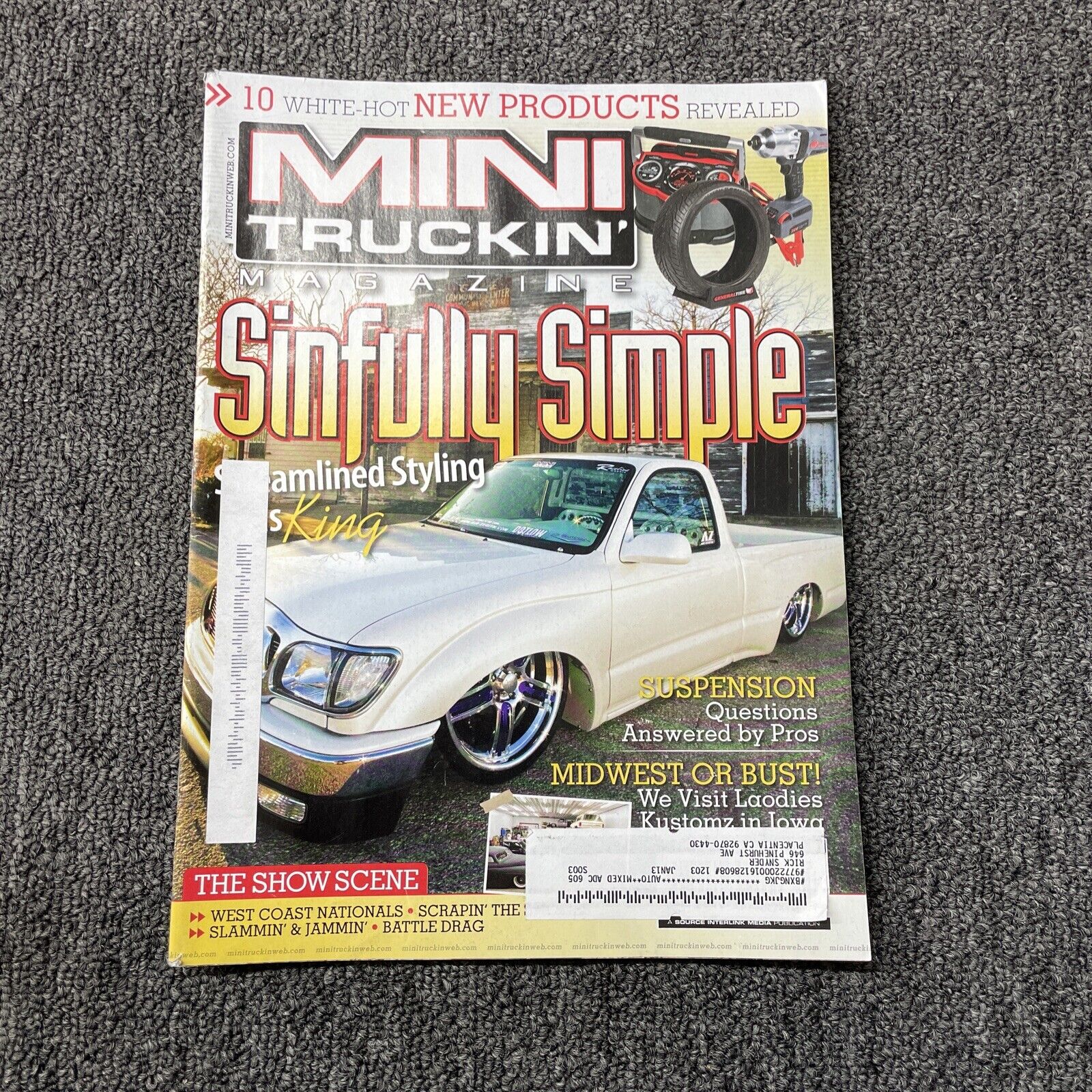Mini Truckin\' Magazine ~ March 2012 Volume 26 Number 3 ~ Minitruckin Trucking