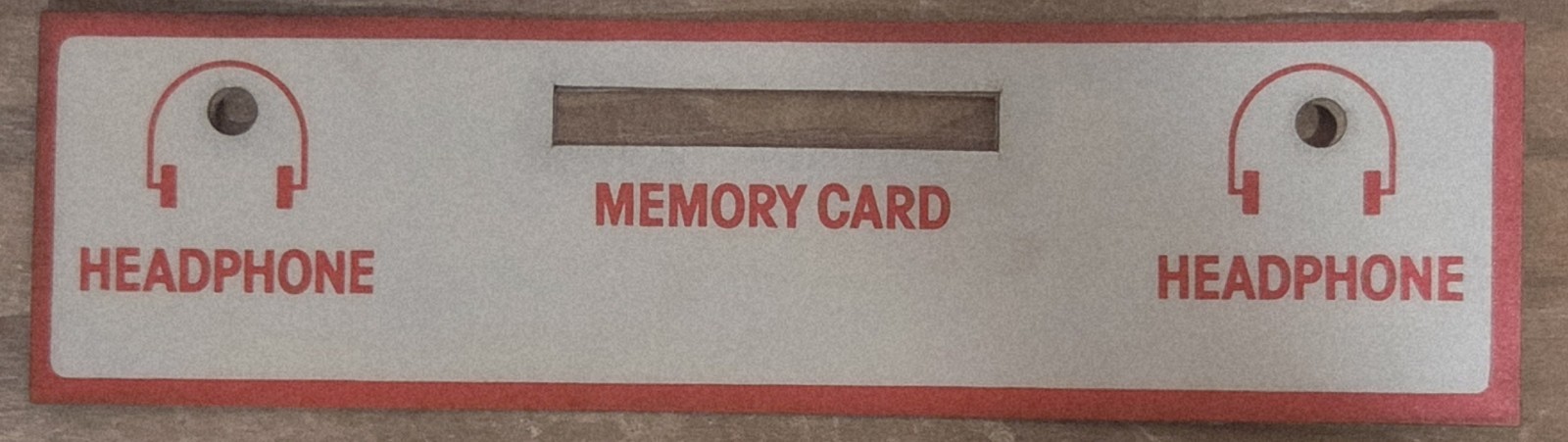 SNK NEO-GEO MEMORY / HEADPHONES STICKER NEW OLD STOCK ORIGINAL 7.5 X 2" SNK NEO-GEO MEMORY / HEADPHONES STICKER NEW OLD STOCK ORIGINAL 7.5 X 2"