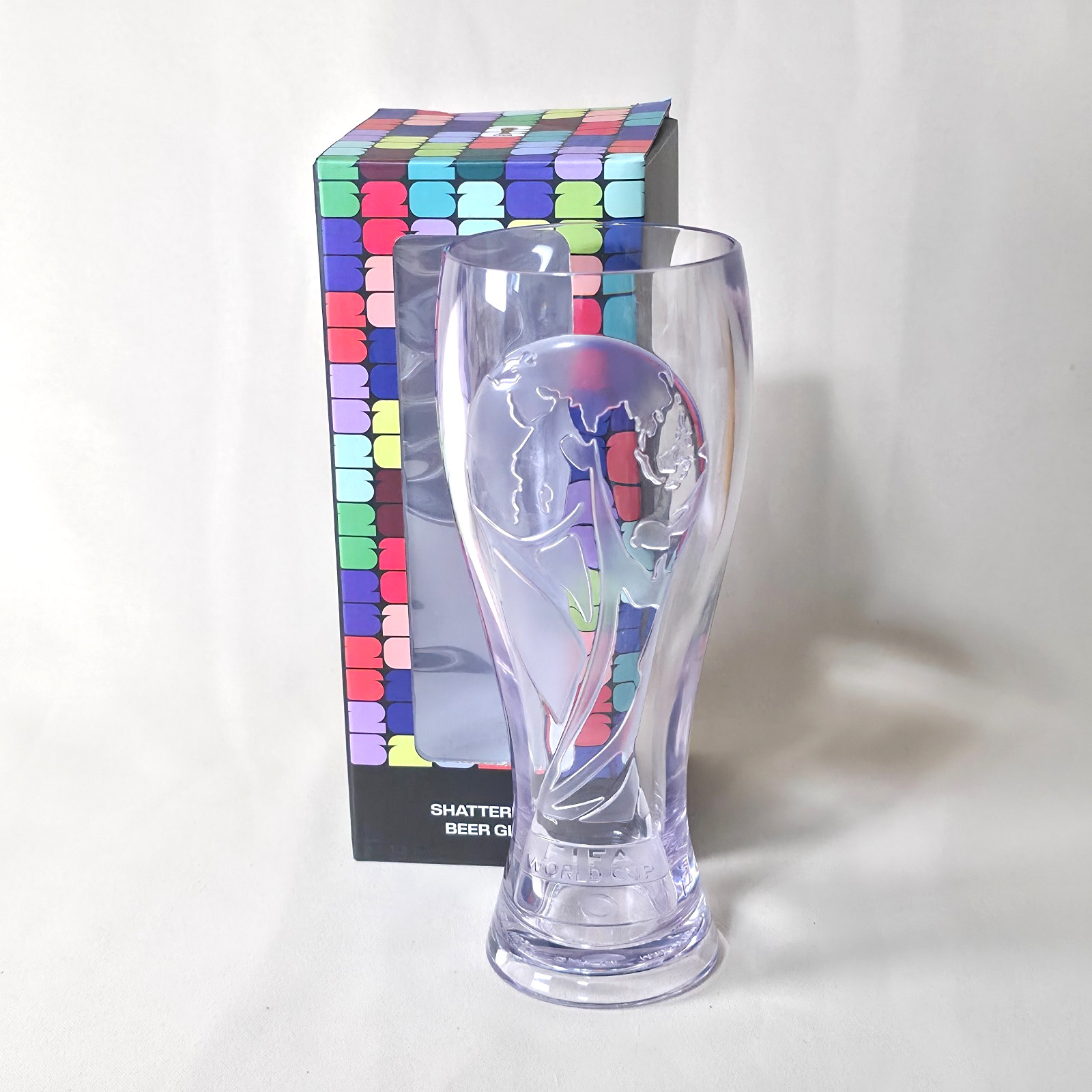 BNIB Official FIFA World Cup 2026 Commemorative Trophy Beer Glass 17oz Sealed BNIB Official FIFA World Cup 2026 Commemorative Trophy Beer Glass 17oz Sealed