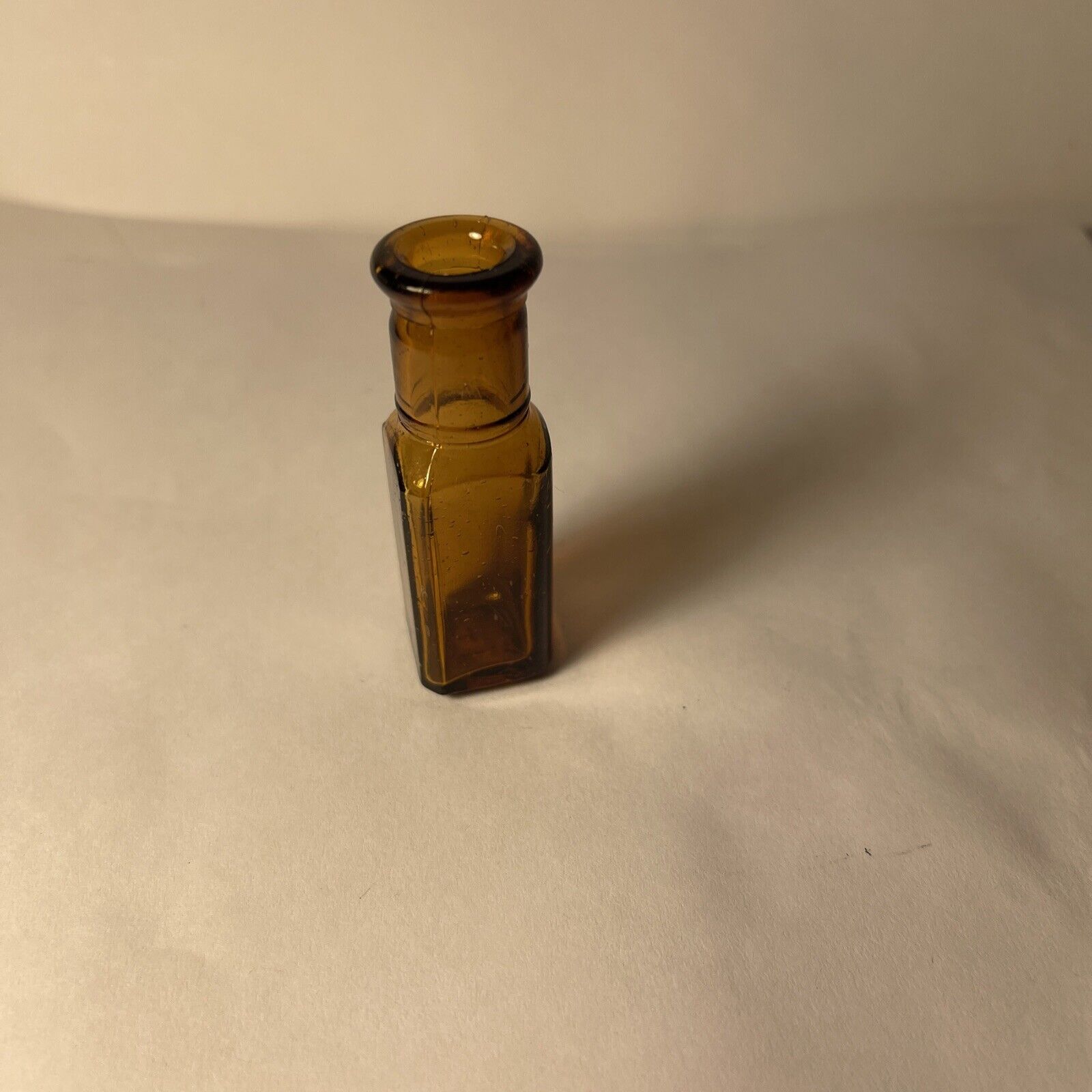 Antique Hand Blown Long Neck Poison Bottle