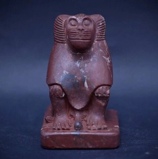 Egyptian Artifacts A Rare Authentic Pharaonic Statue Of Egyptian God Baboon BC Egyptian Artifacts A Rare Authentic Pharaonic Statue Of Egyptian God Baboon BC