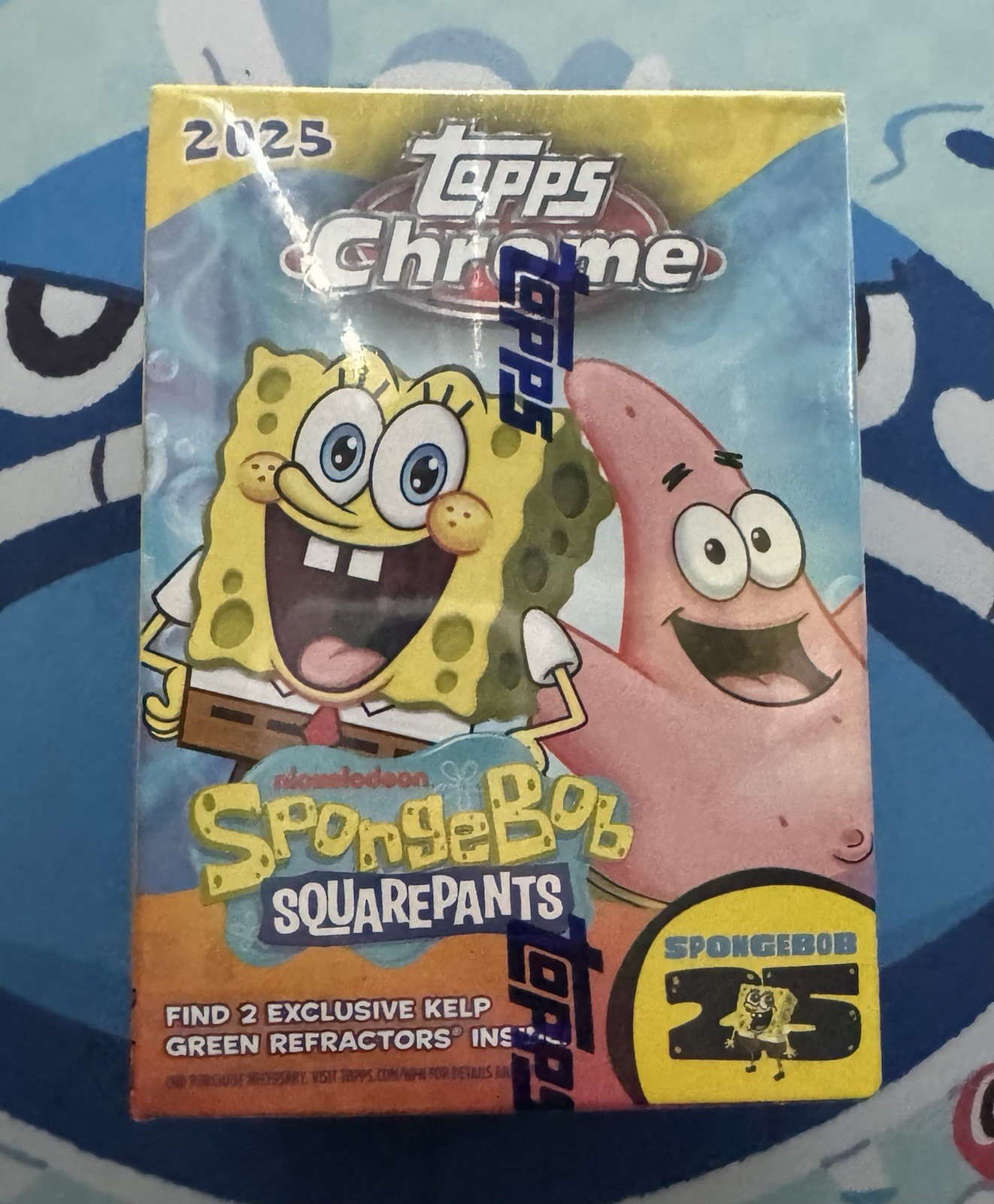2025 Topps Chrome SpongeBob SquarePants 25th Anniversary Blaster Box - Sealed 2025 Topps Chrome SpongeBob SquarePants 25th Anniversary Blaster Box - Sealed