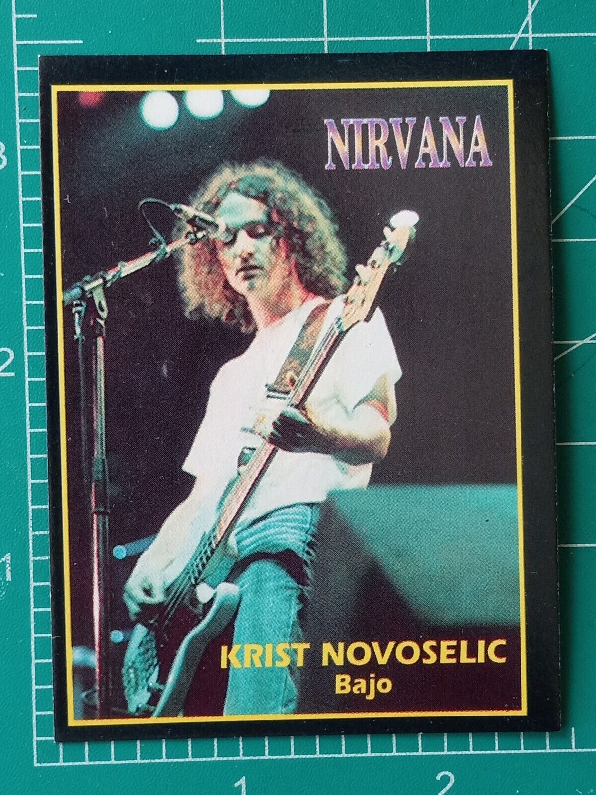 1994 Argentina Rock ULTRA FIGUS Music Card NIRVANA KRIST NOVOSELIC ERROR