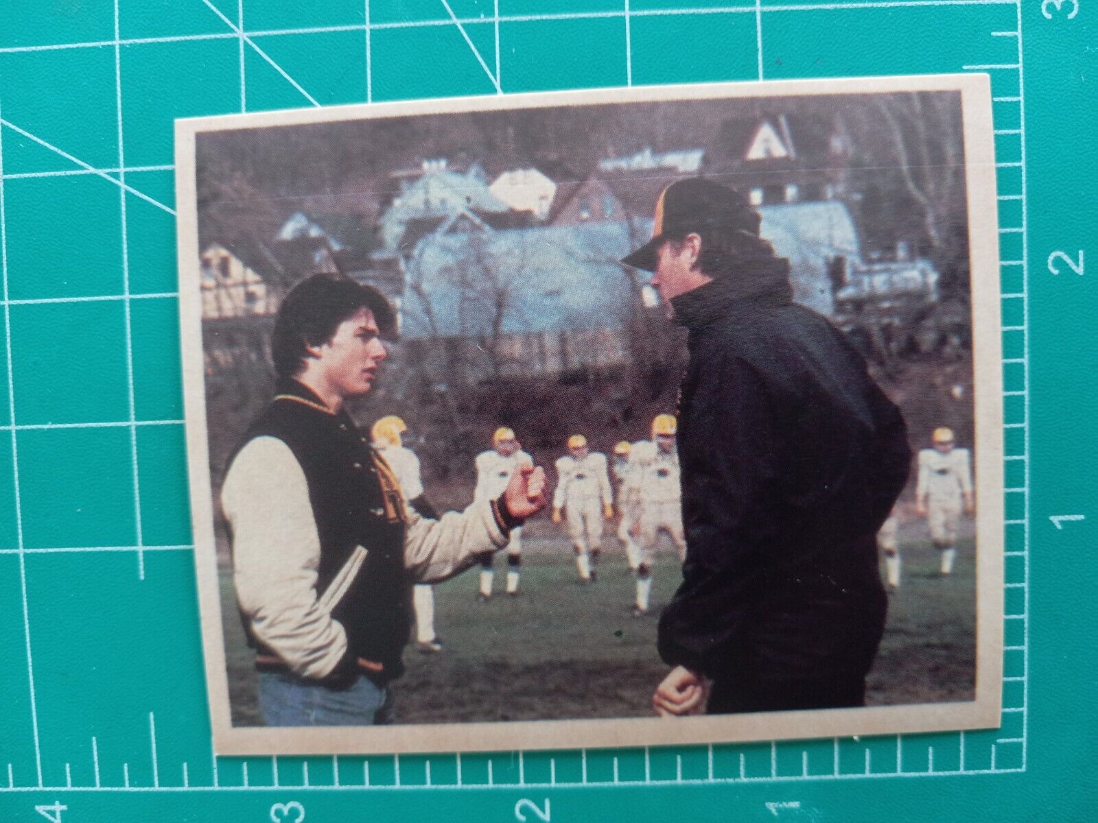 1991 IDOLOS DO CINEMA POP STAR STICKER CARD Brazil TOM CRUISE Football #7 8