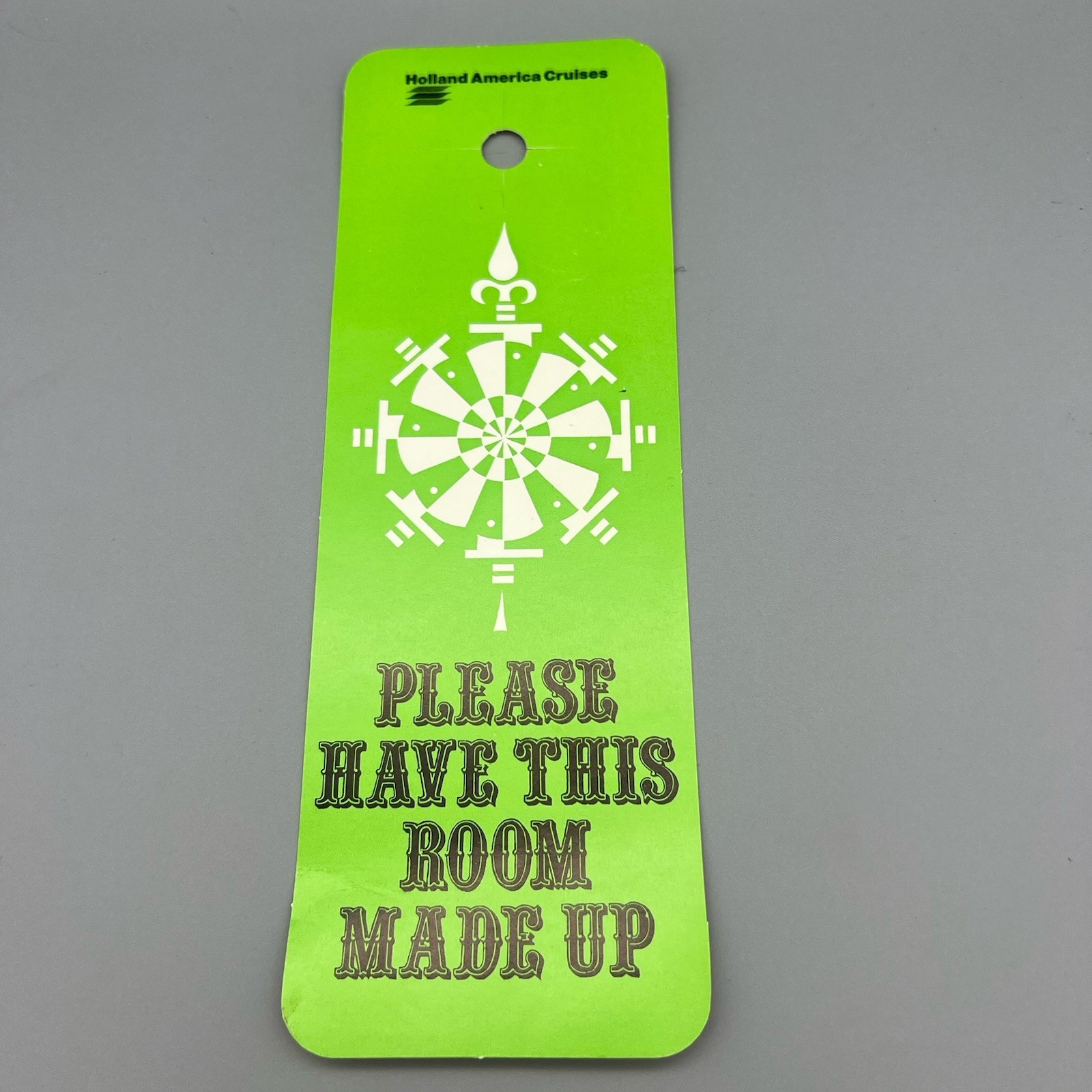 VINTAGE HOLLAND AMERICA CRUISES DO NOT DISTURB DOOR HANG RETRO COLORFUL VINTAGE HOLLAND AMERICA CRUISES DO NOT DISTURB DOOR HANG RETRO COLORFUL