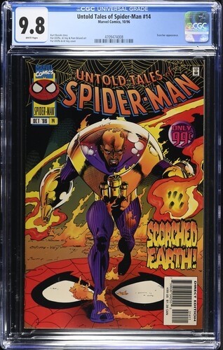 CGC 9.8 UNTOLD TALES OF SPIDER-MAN #14 .. SCORCHER .. 1996 ..