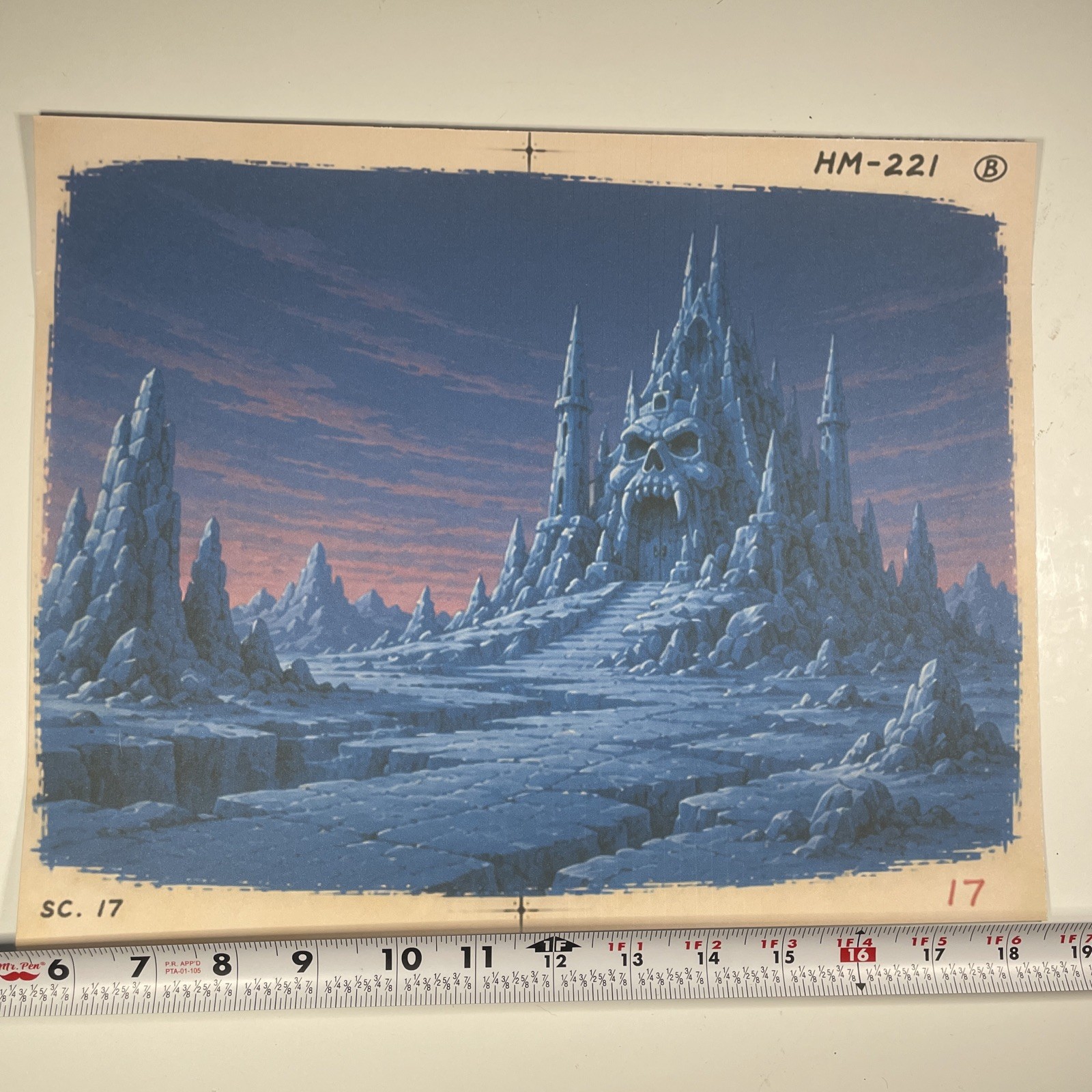 HE-MAN Animation Cel Background MOTU Vintage Cartoons PRINT Art she-ra R HE-MAN Animation Cel Background MOTU Vintage Cartoons PRINT Art she-ra R