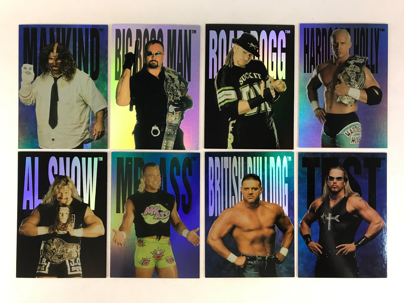 WWF "NO MERCY" (Comic Images/2000) Complete "HARDCORE CHAMPIONS" Chase Card Set WWF "NO MERCY" (Comic Images/2000) Complete "HARDCORE CHAMPIONS" Chase Card Set