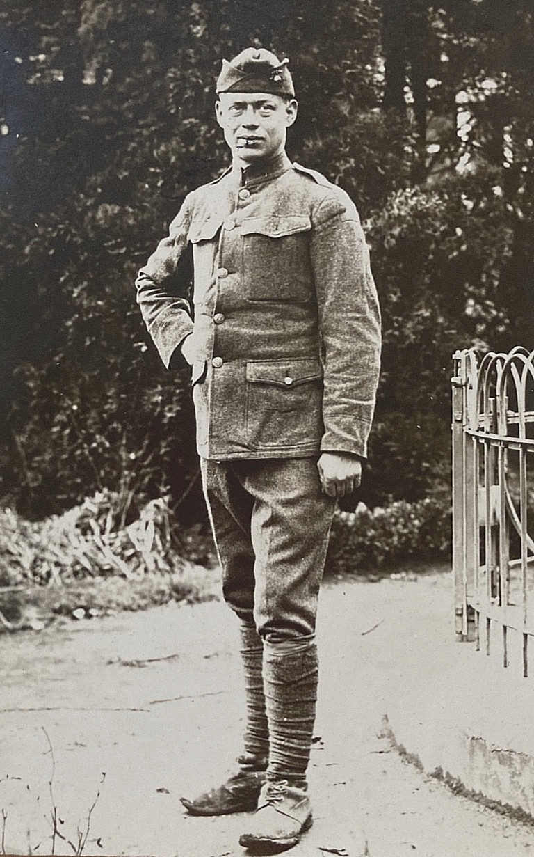 WW1 US Marine Corps 2nd Div. Marine Bob Boyce w/ Hat EGA Germany Photo Postcard WW1 US Marine Corps 2nd Div. Marine Bob Boyce w/ Hat EGA Germany Photo Postcard