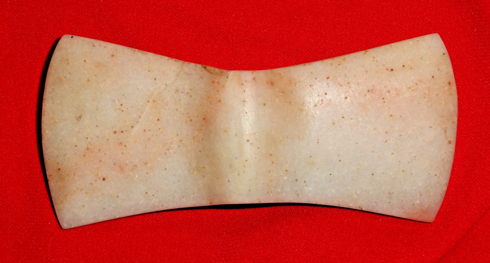 Very Beautiful QUARTZITE Authentic Winged BOWTIE Type Bannerstone