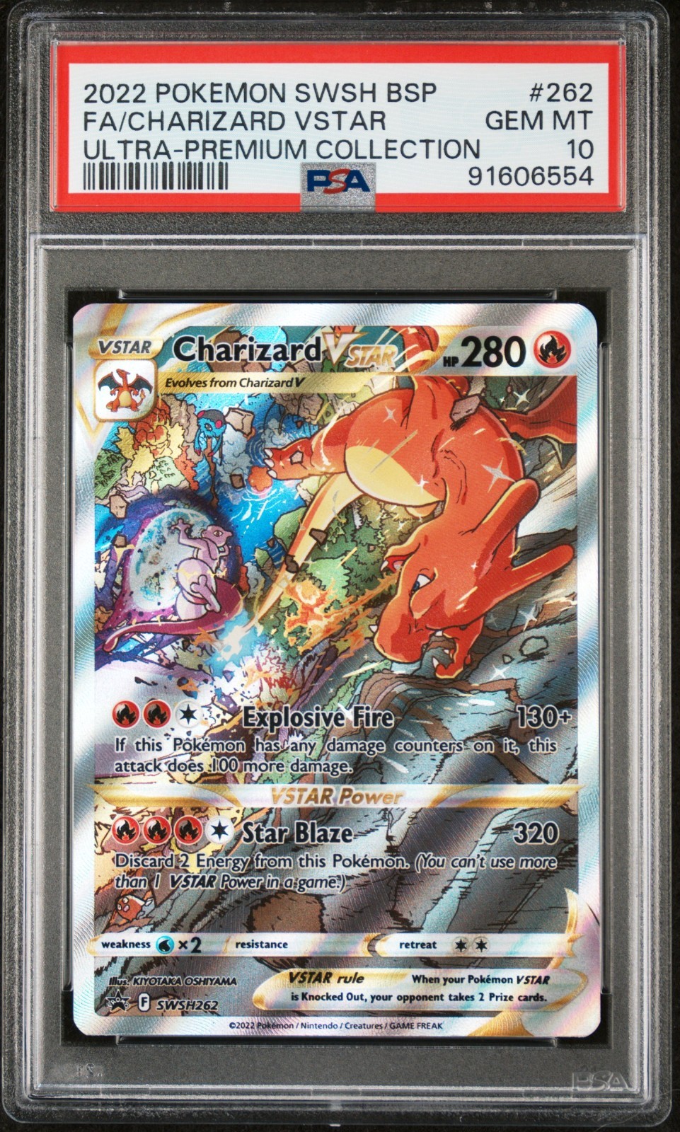 Pokemon Charizard VSTAR SWSH262 PSA 10 GEM MINT Holo Black Star Promo