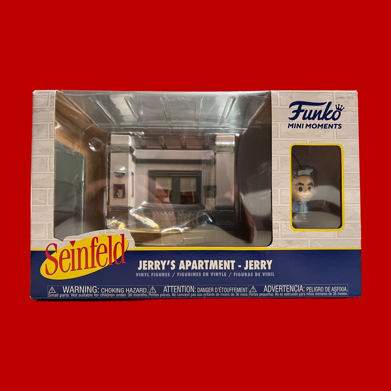 New Funko Mini Moments Seinfeld Apartment with Jerry Figure