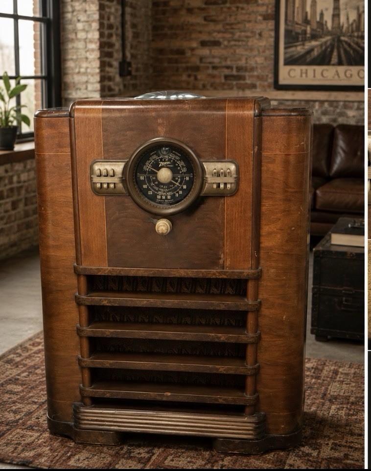 ❤️Rare Zenith Floor Console Pre-WWII 1940 10-S-464 Model TUBE TABLE RADIO ❤️Rare Zenith Floor Console Pre-WWII 1940 10-S-464 Model TUBE TABLE RADIO