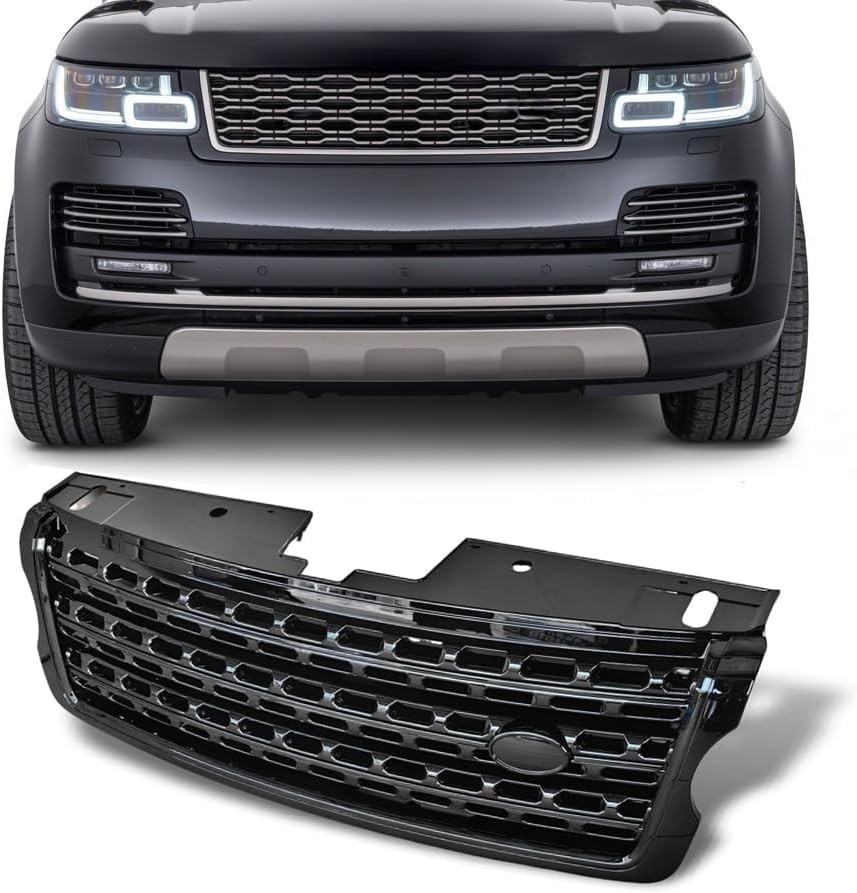 Front Bumper Grille Grill Compatible with Land Rover Range Rover 2013-2017