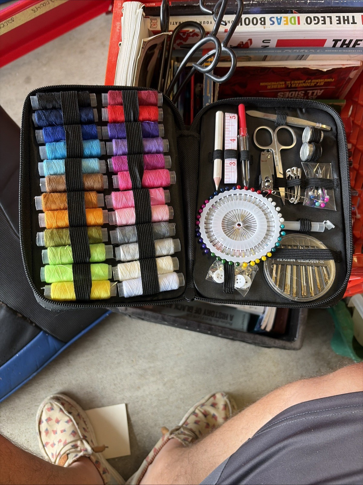 Complete Sewing Kit with 200 Essential Accessories - Perfect for DIY & Beginners