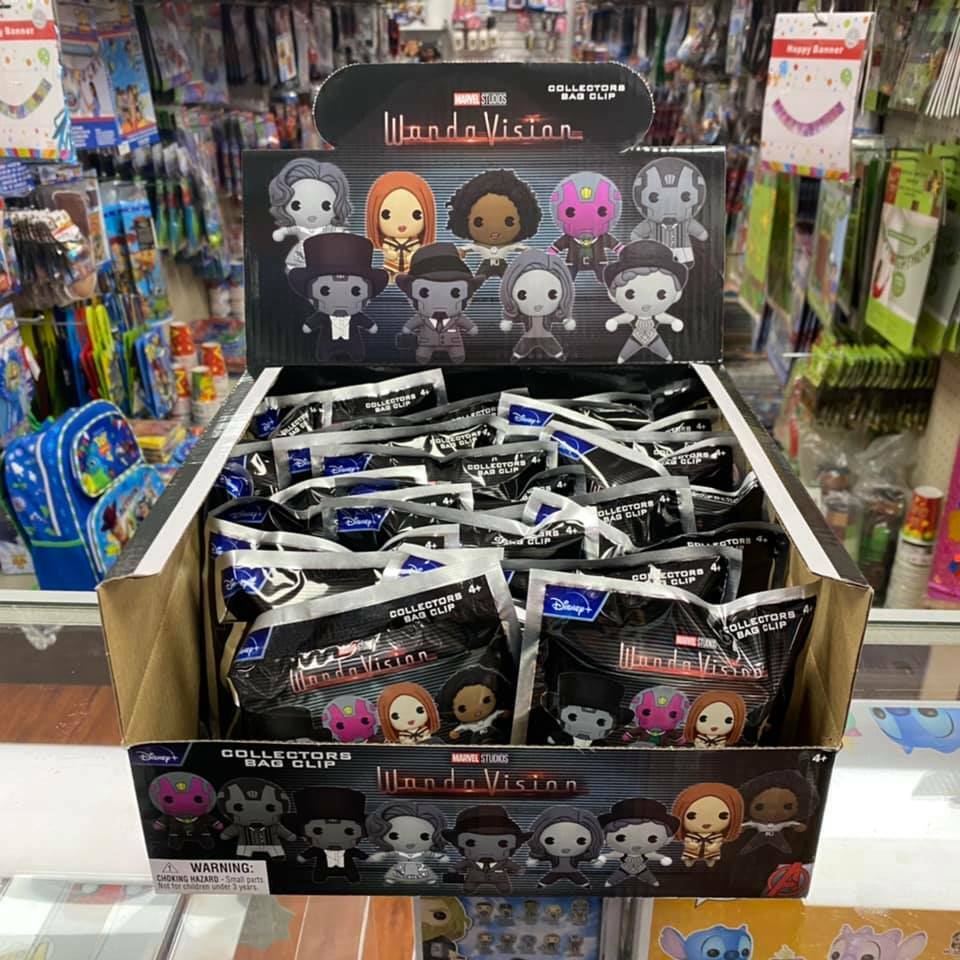 WHOLE BOX - 24pcs MARVEL STUDIOS WANDA VISION - 3D Foam Bag Clip in Blind Bag WHOLE BOX - 24pcs MARVEL STUDIOS WANDA VISION - 3D Foam Bag Clip in Blind Bag