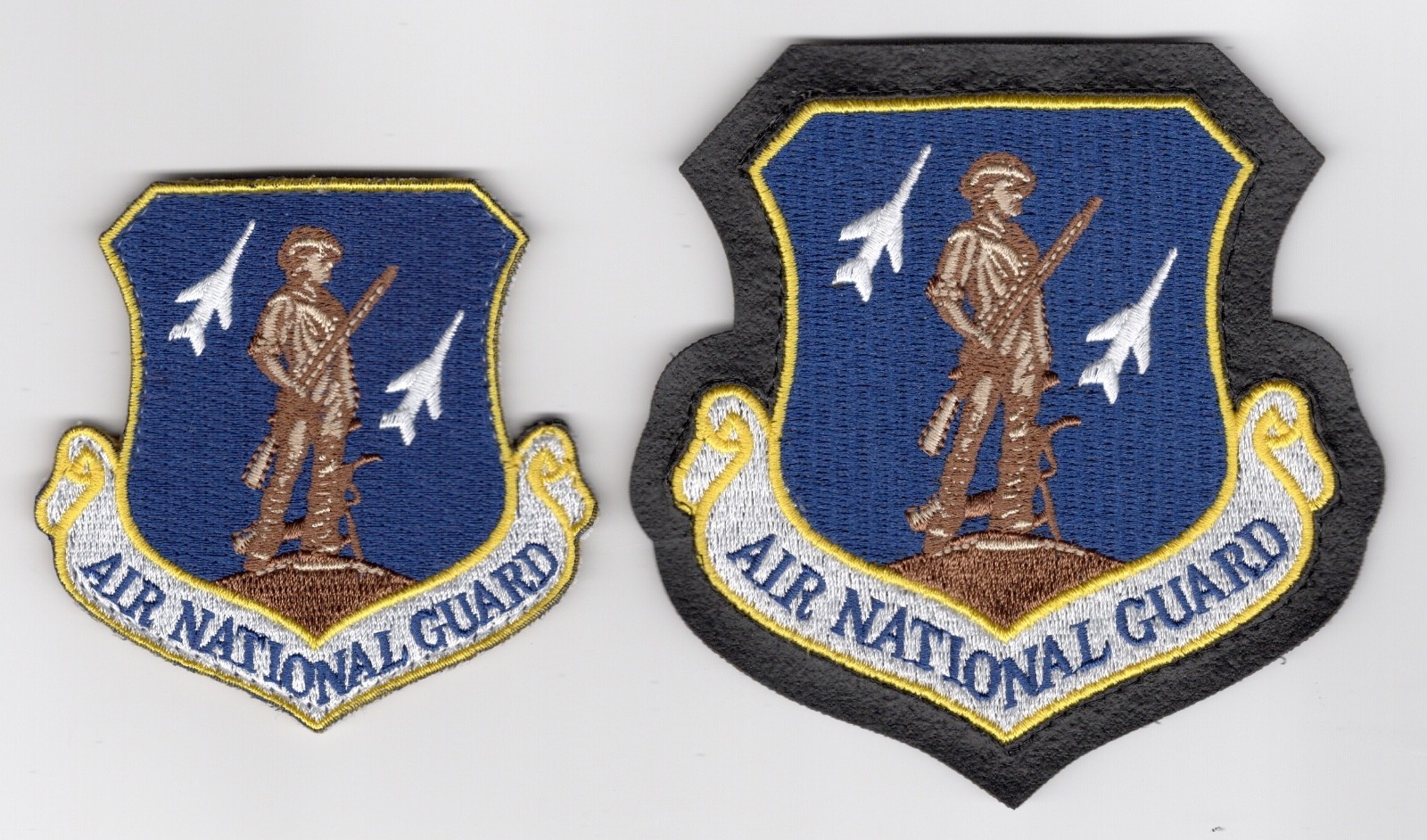 USAF Patch AIR NATIONAL GUARD, 2 PIECE SET,  3" & 4.25"