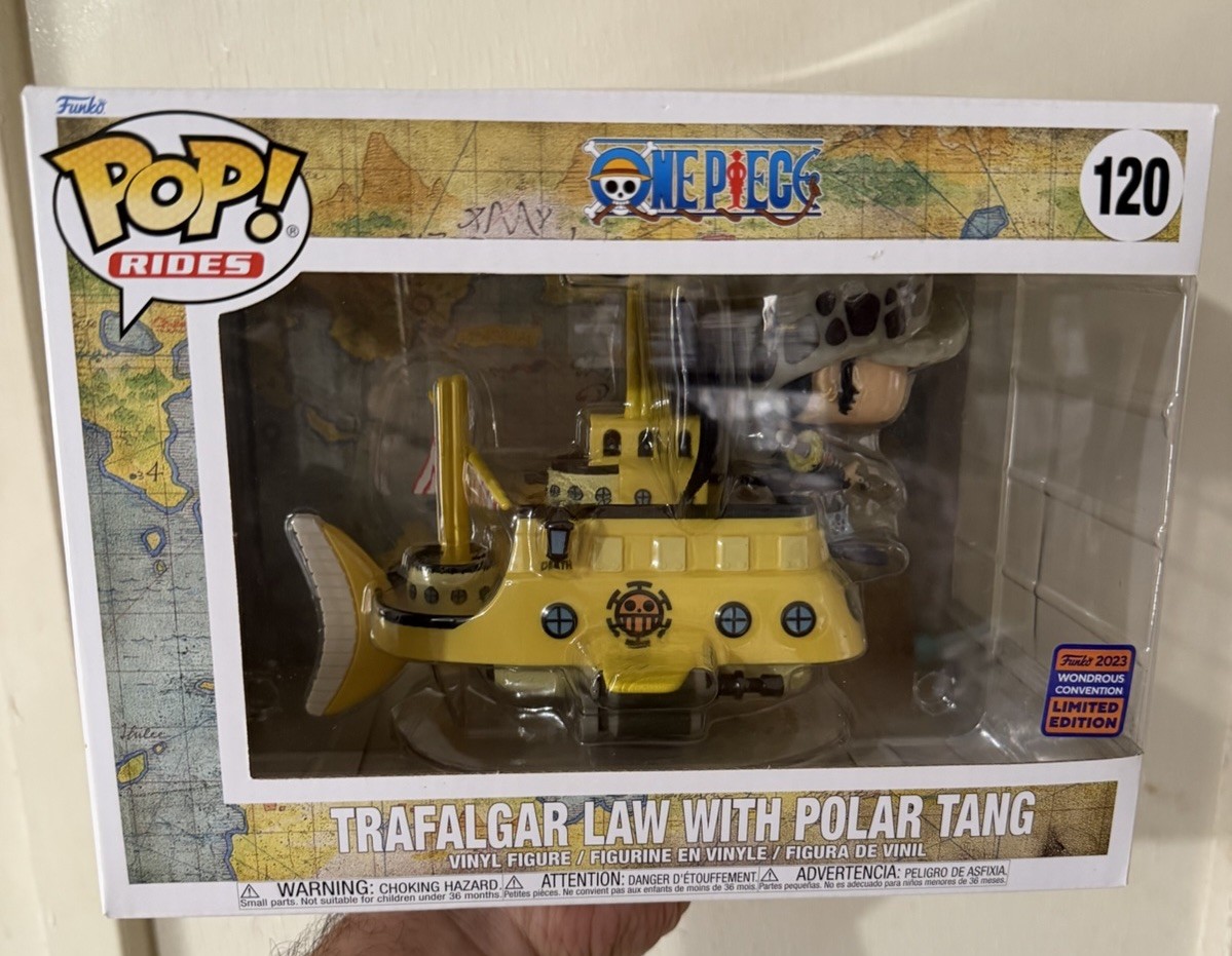Funko Pop Vinyl: Trafalgar Law Polar Tang One Piece Exclusive Figure #120 Funko Pop Vinyl: Trafalgar Law Polar Tang One Piece Exclusive Figure #120
