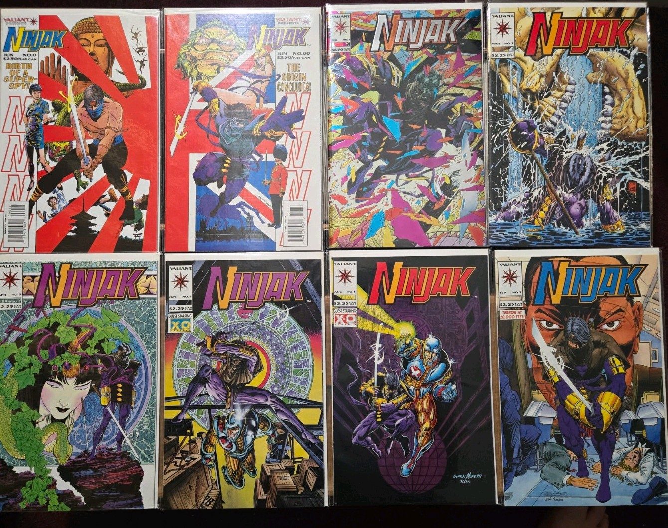 Ninjak Vol 1 Lot of 26 (1994-Nov, 1995) (Valiant/Acclaim Comics) NM/M condition Ninjak Vol 1 Lot of 26 (1994-Nov, 1995) (Valiant/Acclaim Comics) NM/M condition