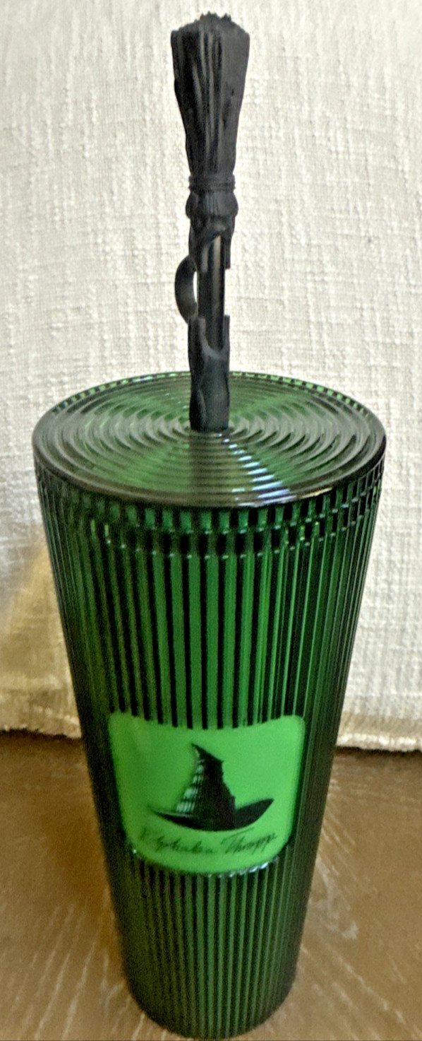 Starbucks x Wicked Elphaba - Black Broom Topper - 24oz Cold Cup Tumbler 2024 NEW Starbucks x Wicked Elphaba - Black Broom Topper - 24oz Cold Cup Tumbler 2024 NEW