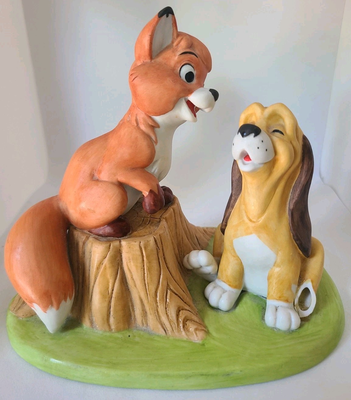 RARE Vtg Disney Fox and the Hound Tod Copper Figurine Made in Japan 1980 HTF RARE Vtg Disney Fox and the Hound Tod Copper Figurine Made in Japan 1980 HTF