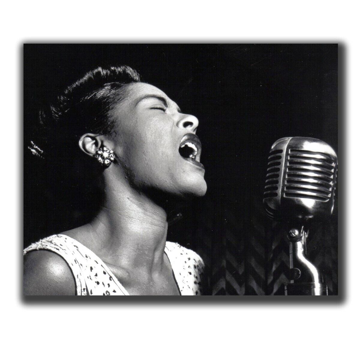 Billie Holiday FINE ART Celebrities Vintage Retro Photo Glossy Size 8X10in G008