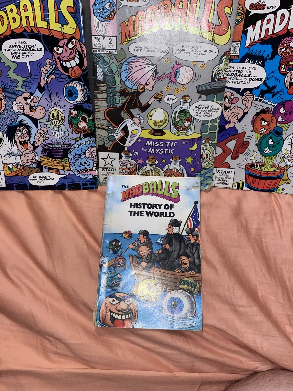 MADBALLS #1 2 3 Complete Set Series Star Marvel Comics 1986 History Book Read MADBALLS #1 2 3 Complete Set Series Star Marvel Comics 1986 History Book Read