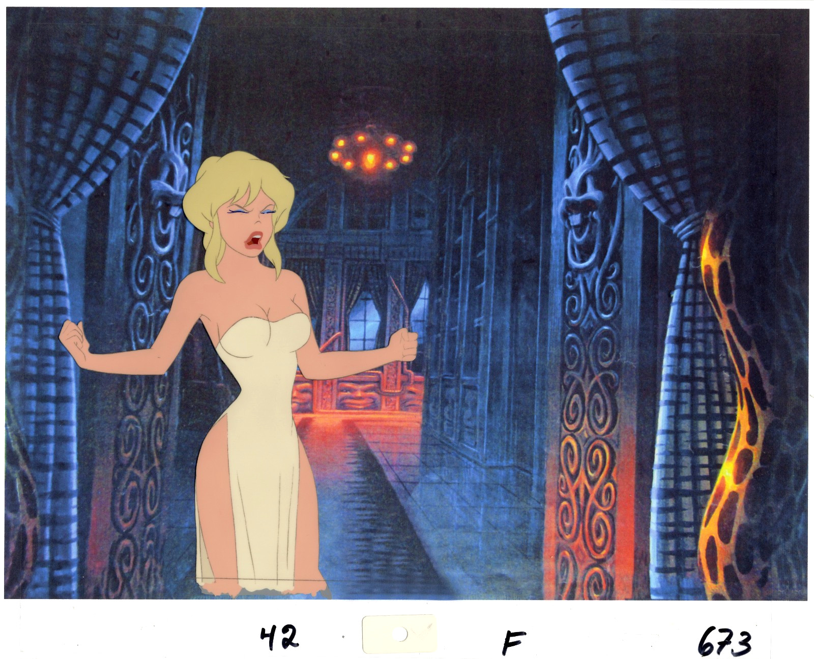 COOL WORLD ANIMATION ART: ORIGINAL BAKSHI PRODUCTION CEL + Free Autograph COOL WORLD ANIMATION ART: ORIGINAL BAKSHI PRODUCTION CEL + Free Autograph