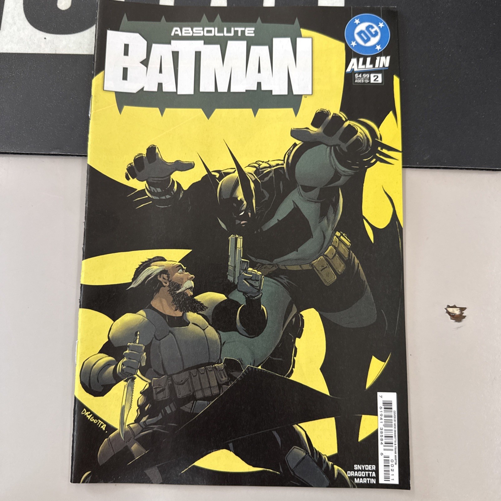 Absolute Batman #2 Nick Dragotta Cover (DC Comics January 2025)