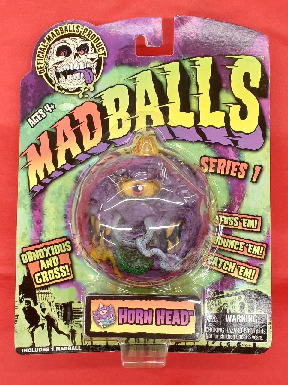 Basic Fan MADBALLS SERIES 1 HORN HEAD Used Basic Fan MADBALLS SERIES 1 HORN HEAD Used