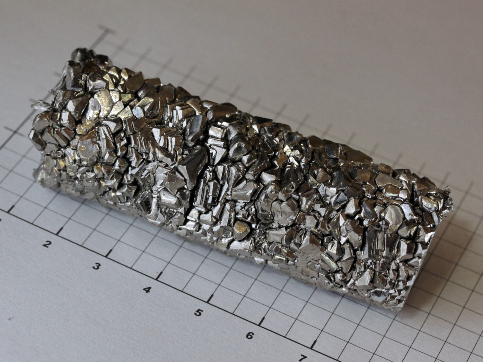 Sensational Titanium crystal bar - absolutely rare 136.43g Sensational Titanium crystal bar - absolutely rare 136.43g