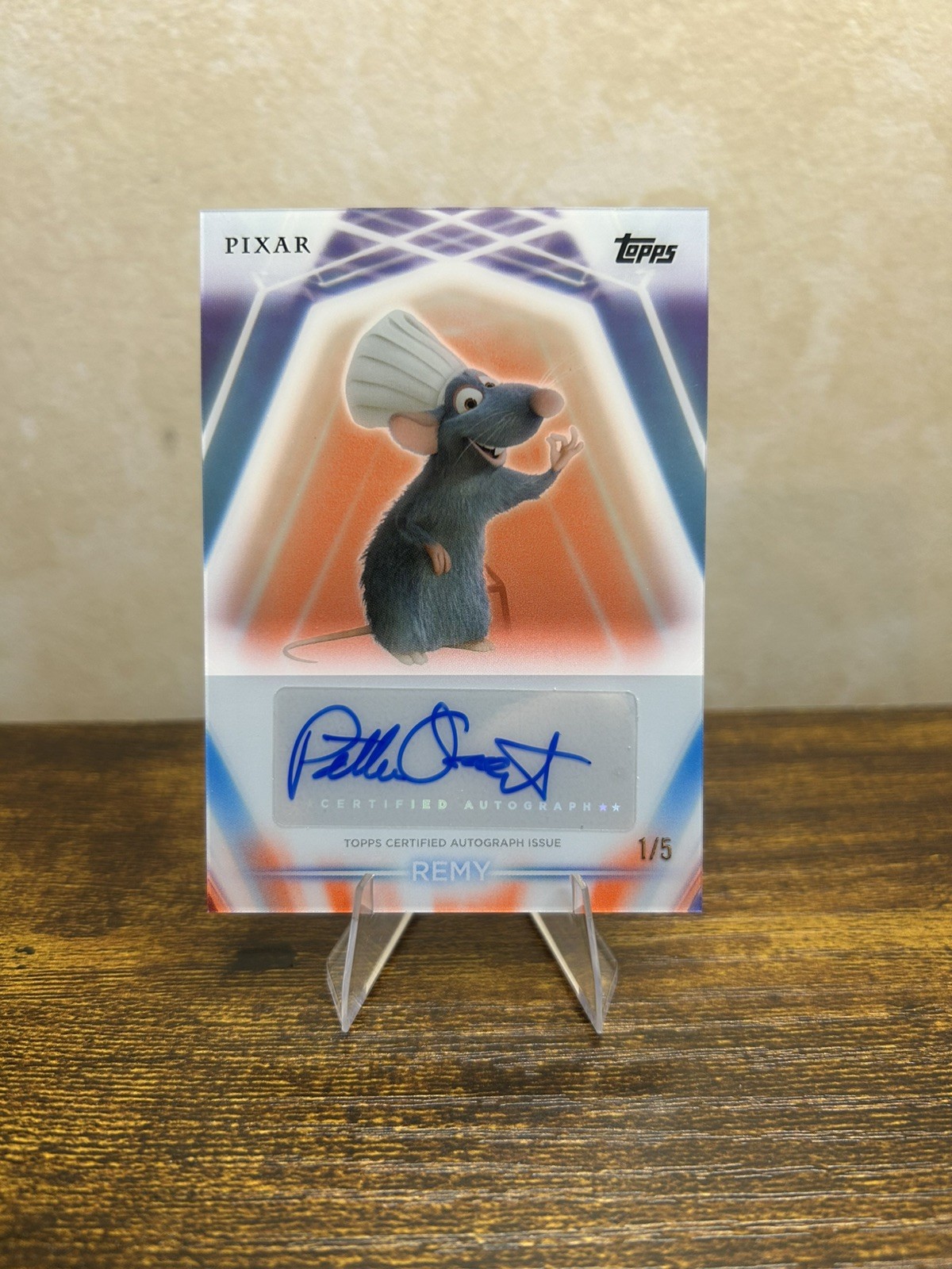 2026 Topps Disney Neon Remy Auto 1/5 Pixar - Patton Oswalt #TNA-PO 2026 Topps Disney Neon Remy Auto 1/5 Pixar - Patton Oswalt #TNA-PO