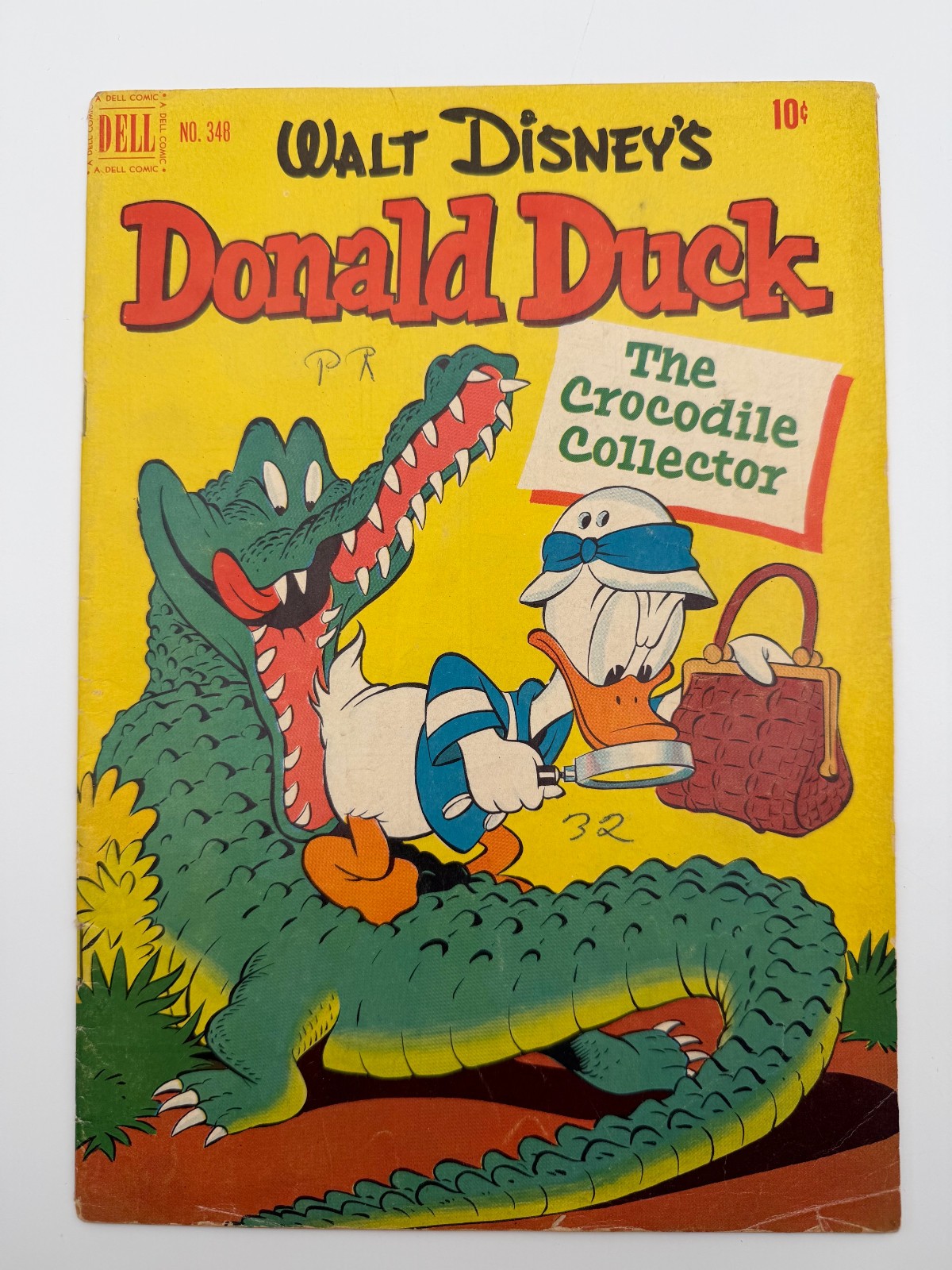 Dell 4-Color Donald Duck The Crocodile Collector #348 Sept-Oct 1951