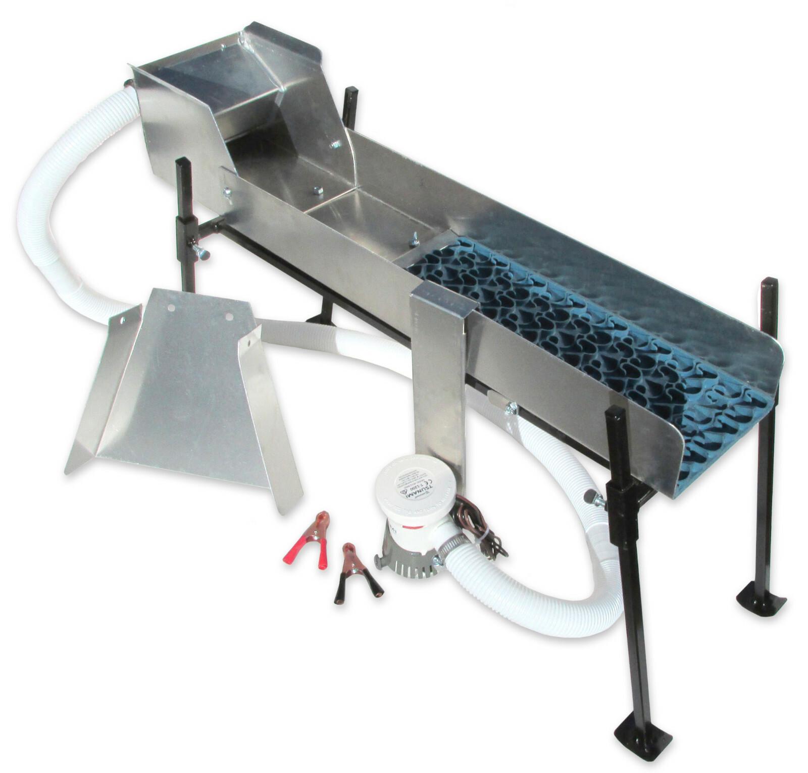 6" Mini Power Sluice Set Up Kit with Mini Dream Mat - Gold Mining & Prospecting 6" Mini Power Sluice Set Up Kit with Mini Dream Mat - Gold Mining & Prospecting