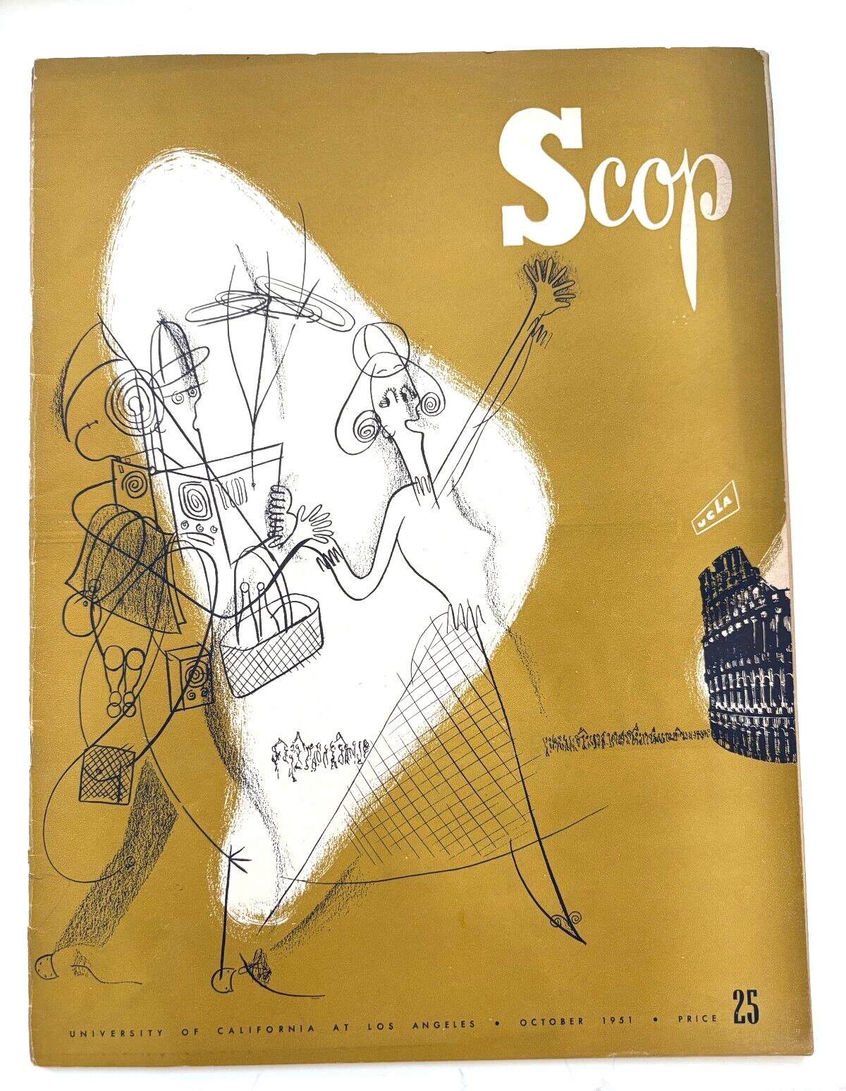 Oct 1951 Magazine Titled "Scop" by "University of California at Los Angeles * Oct 1951 Magazine Titled "Scop" by "University of California at Los Angeles *