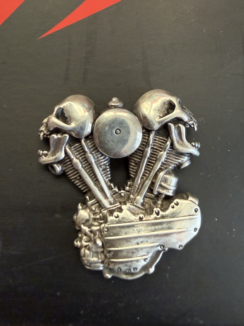 Rare Vintage Frisco Choppers Sterling Silver 925 Pin Motorcycle Harley Rare Vintage Frisco Choppers Sterling Silver 925 Pin Motorcycle Harley