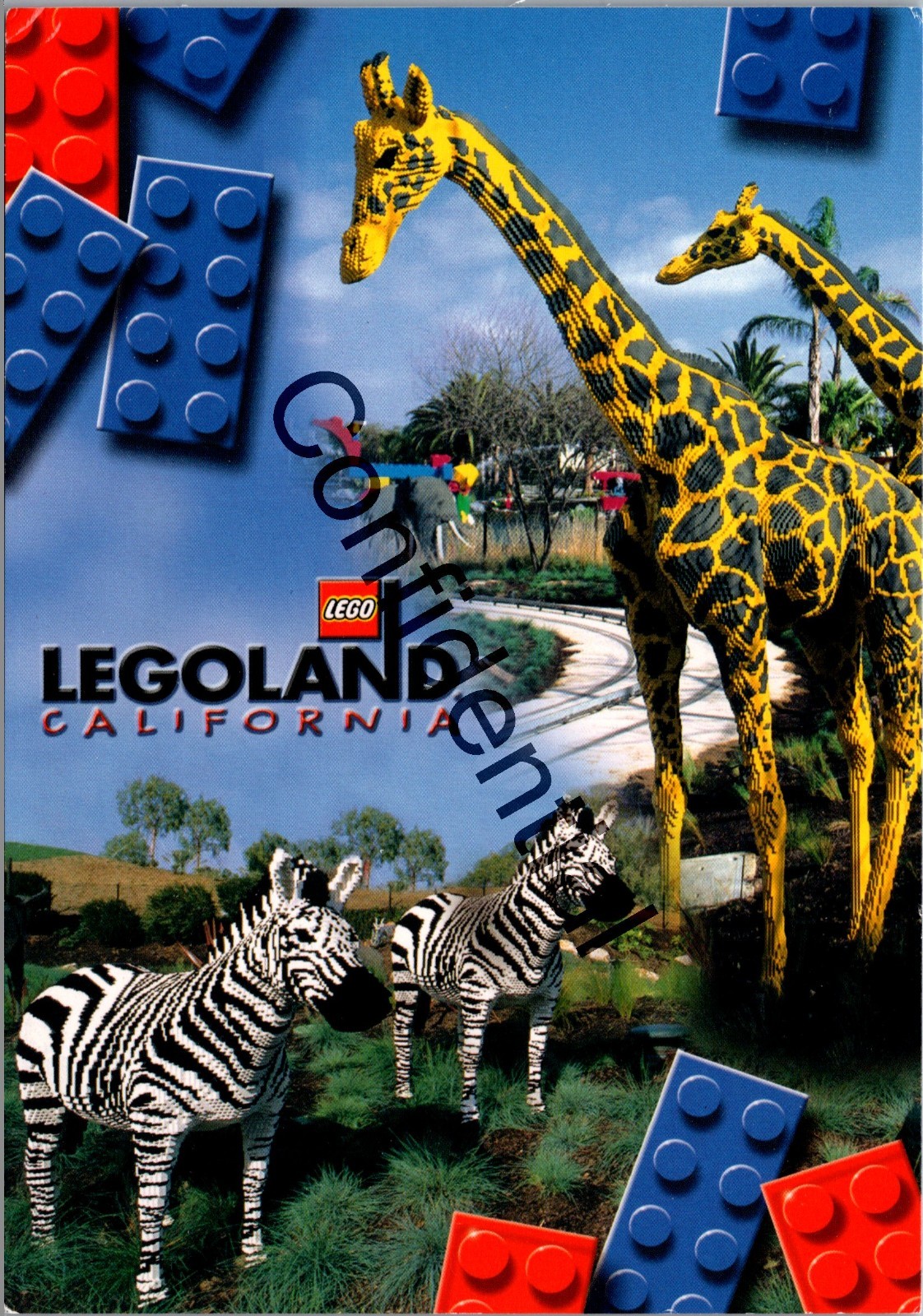 LEGO Land Legoland Amusement Park Advertising Continental Postcard O881