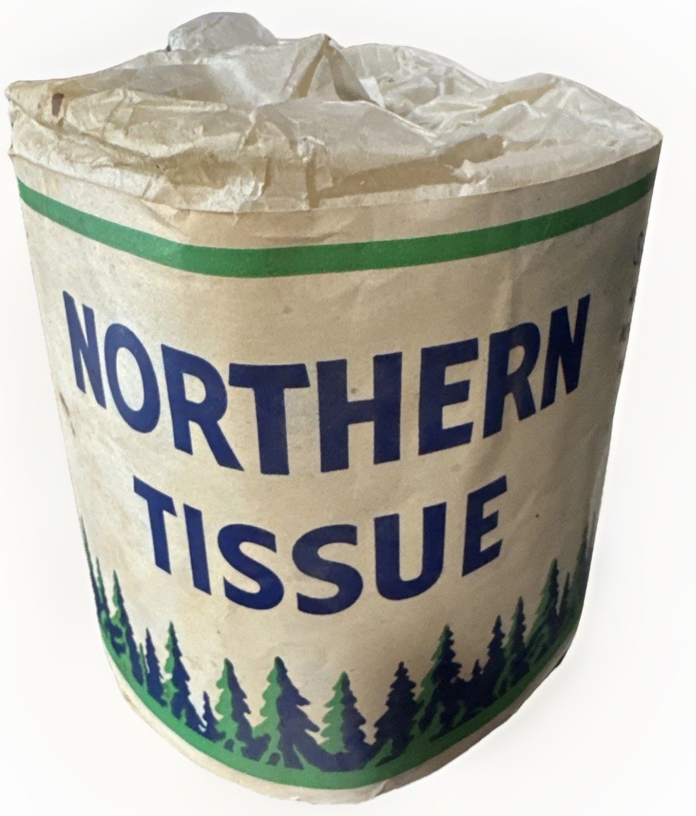 VTG 1940s Roll Northern Tissue Green Bay Bear Forest Toilet Paper New NOS Advert VTG 1940s Roll Northern Tissue Green Bay Bear Forest Toilet Paper New NOS Advert