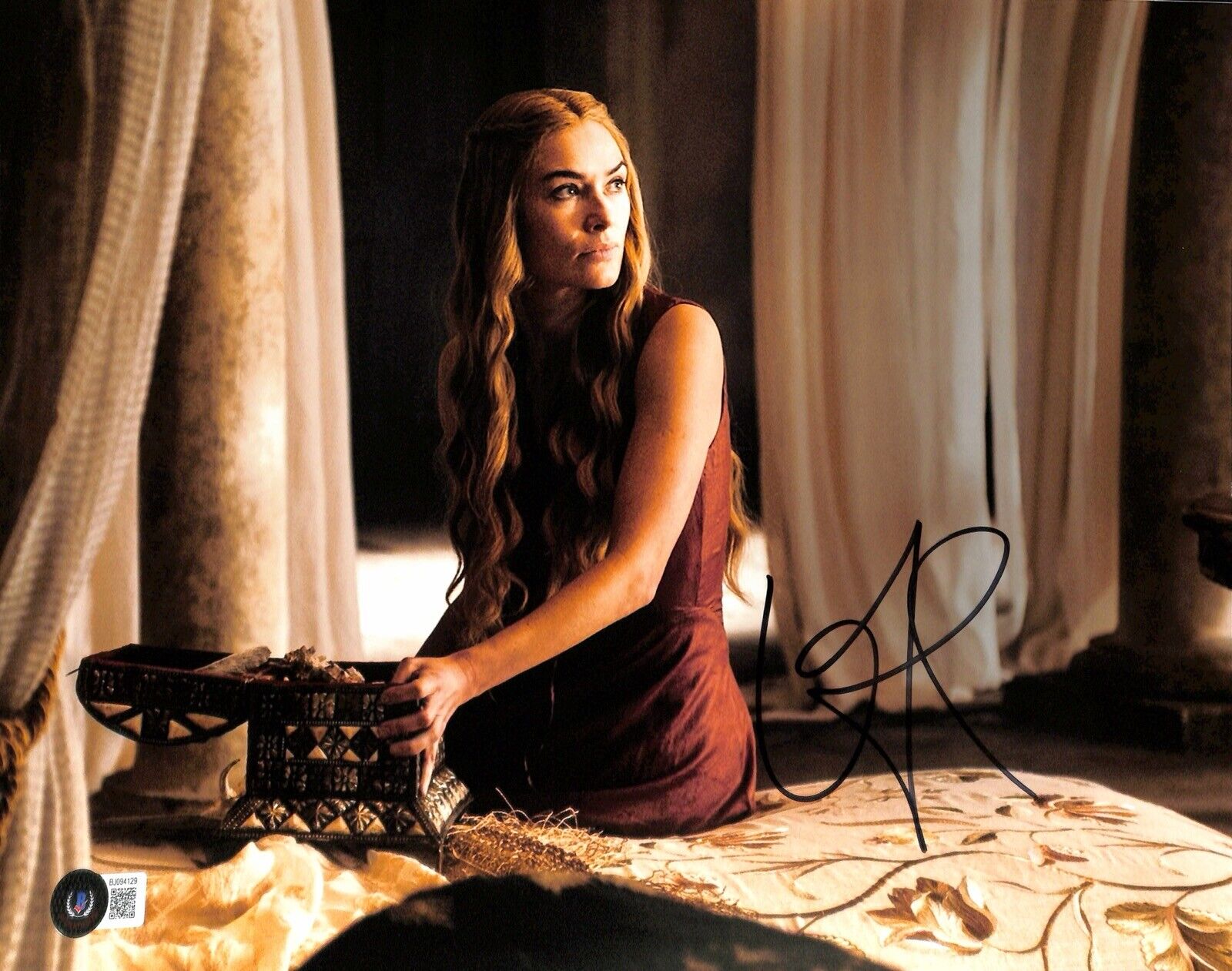 Lena Headey “Cersei Lannister” Game of Thrones Signed 11x14 Photograph BECKETT