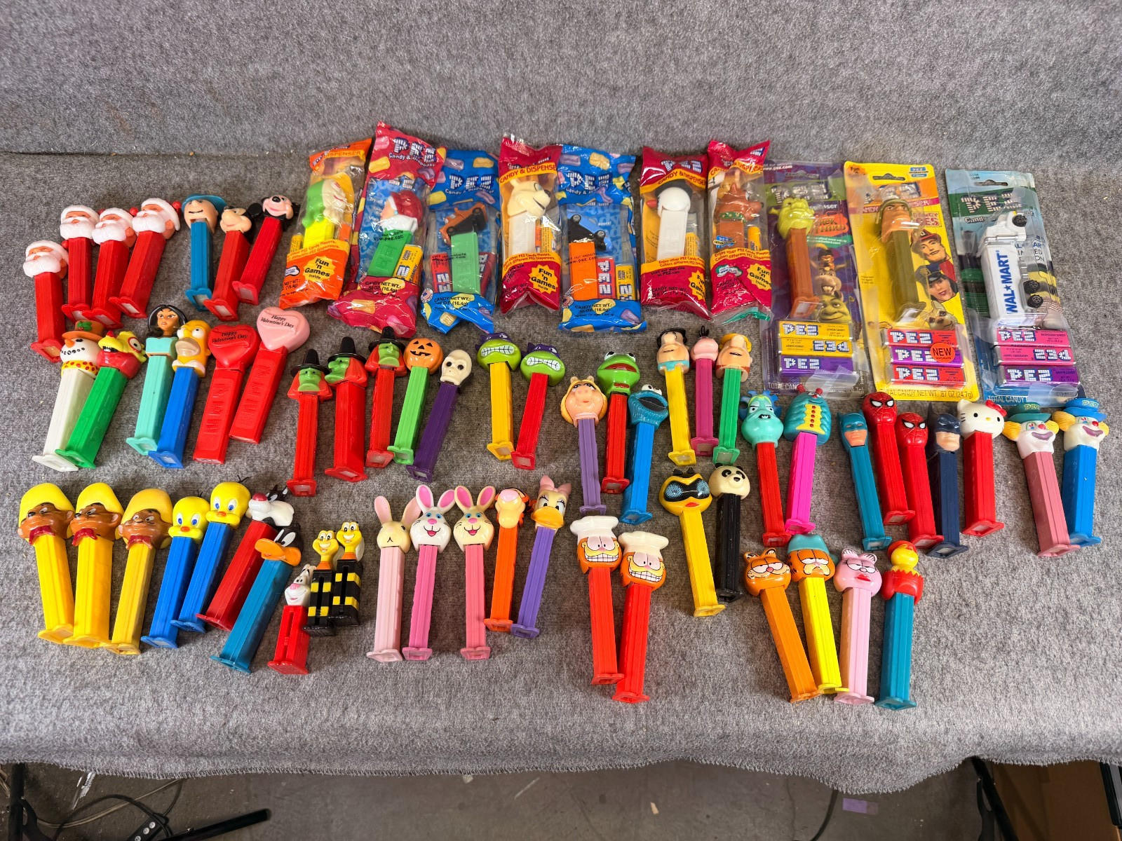 Vintage Pez Dispensers Lot 68 Pieces New & Used Mixed Characters Vintage Pez Dispensers Lot 68 Pieces New & Used Mixed Characters