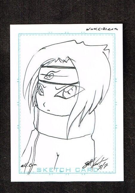 Comic Artist Sketch Card - All-Con 2007 ~ WH