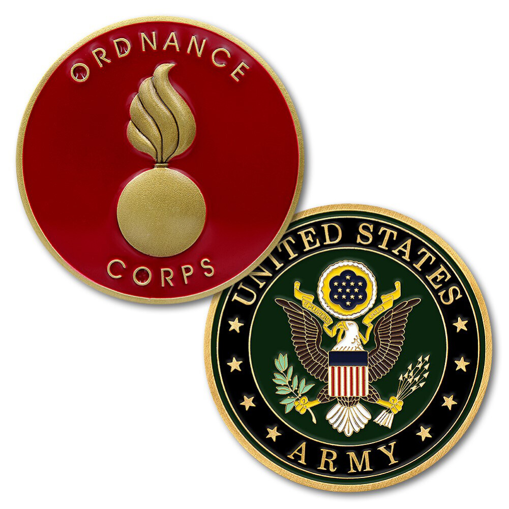 NEW U.S. Army Ordnance Corps Challenge Coin NEW U.S. Army Ordnance Corps Challenge Coin