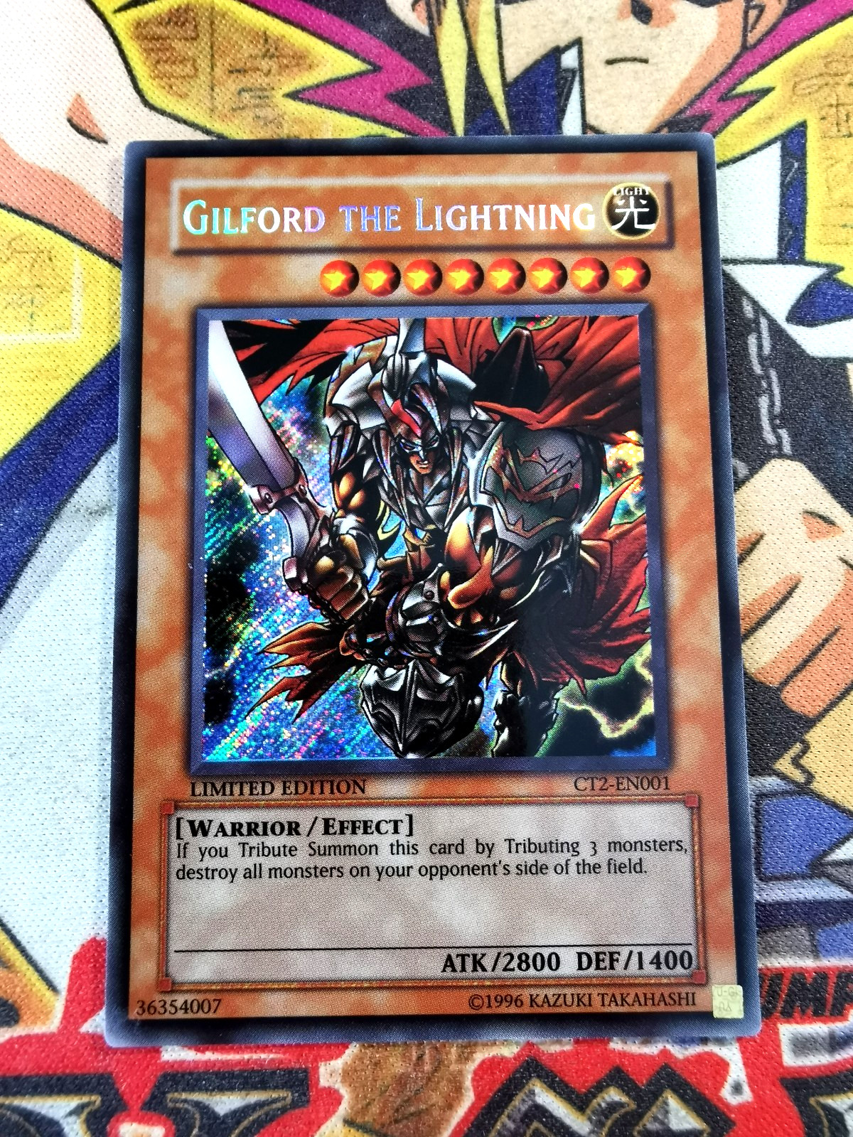 Gilford the Lightning ct2-en001 Ltd Ed (VLP) Secret Rare Yu-Gi-Oh Gilford the Lightning ct2-en001 Ltd Ed (VLP) Secret Rare Yu-Gi-Oh