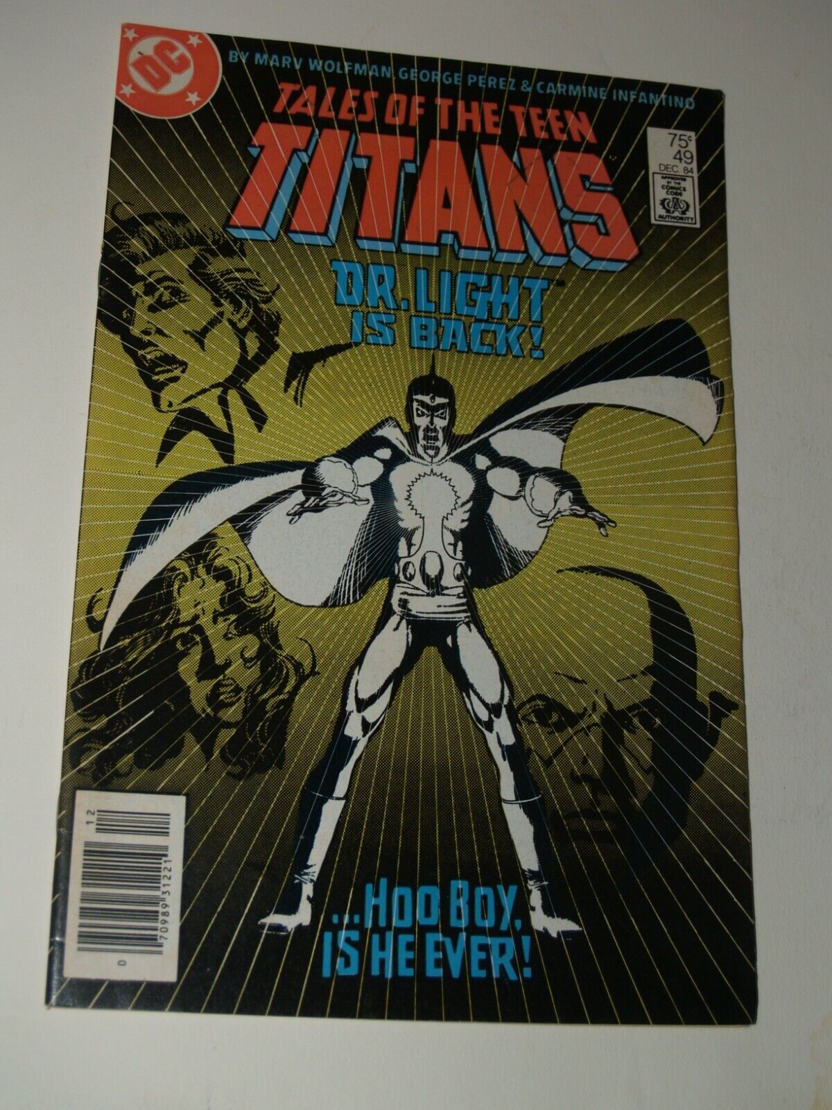 Tales of the Teen Titans #49 (1984) - DC Comics DR. LIGHT & FLASH APPEARANCE