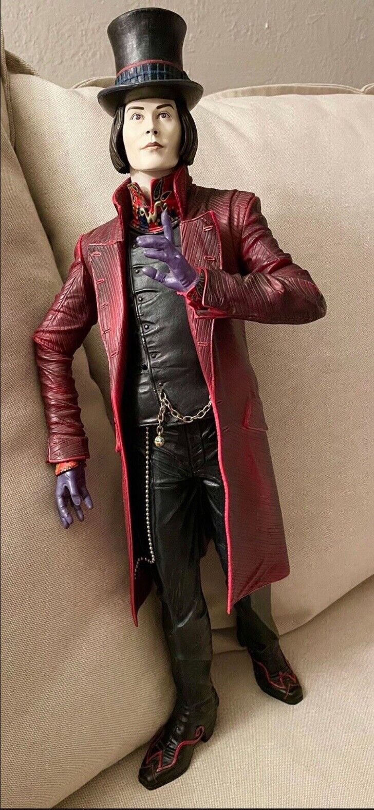 Willy Wonka Figurine Doll NECA Johnny Depp 19