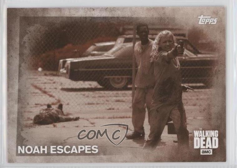 2016 Topps The Walking Dead Season 5 Sepia 5/10 Noah Escapes #24 0c3