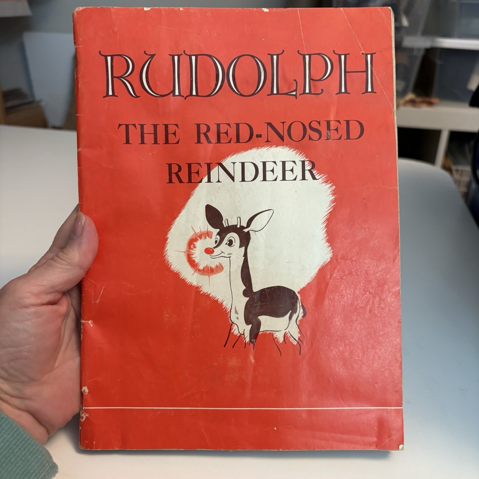 Rudolph Red-Nosed Reindeer 1st Edition 1939 Montgomery Ward Christmas Giveaway