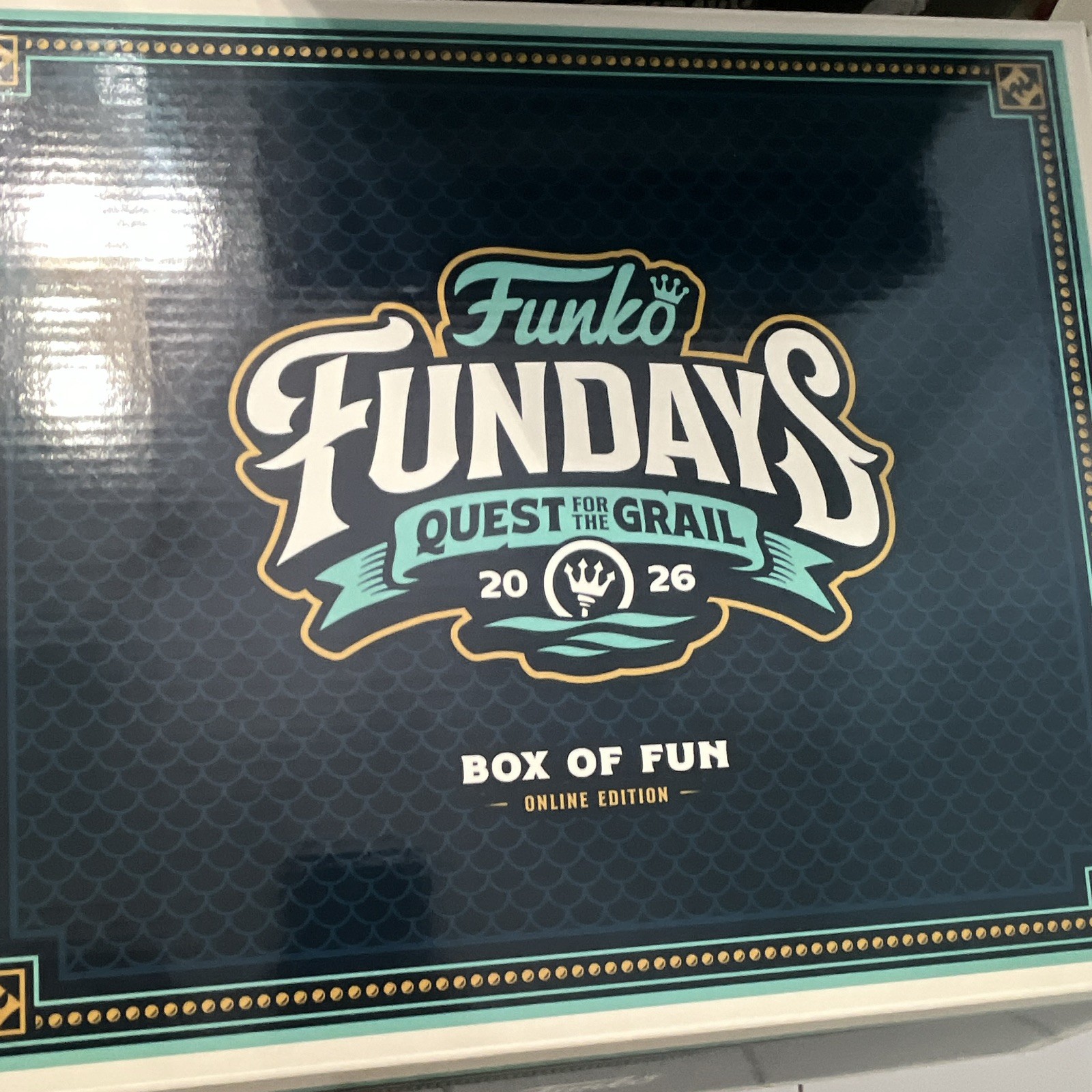 Funko Fundays SE Online Edition 2026 Box of Fun Quest for the Grail Lot Funko Fundays SE Online Edition 2026 Box of Fun Quest for the Grail Lot