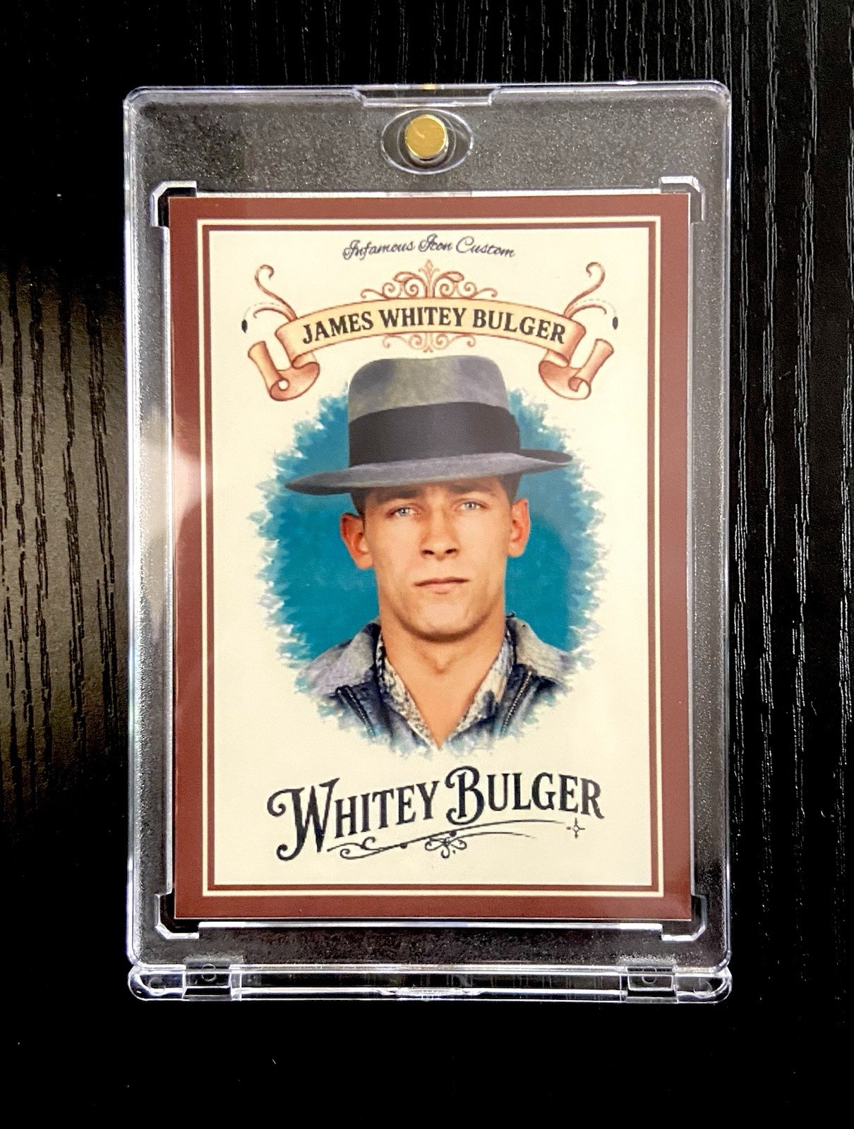 WHITEY BULGER Custom Card In Collector’s Case * Mobster / Gangster WHITEY BULGER Custom Card In Collector’s Case * Mobster / Gangster