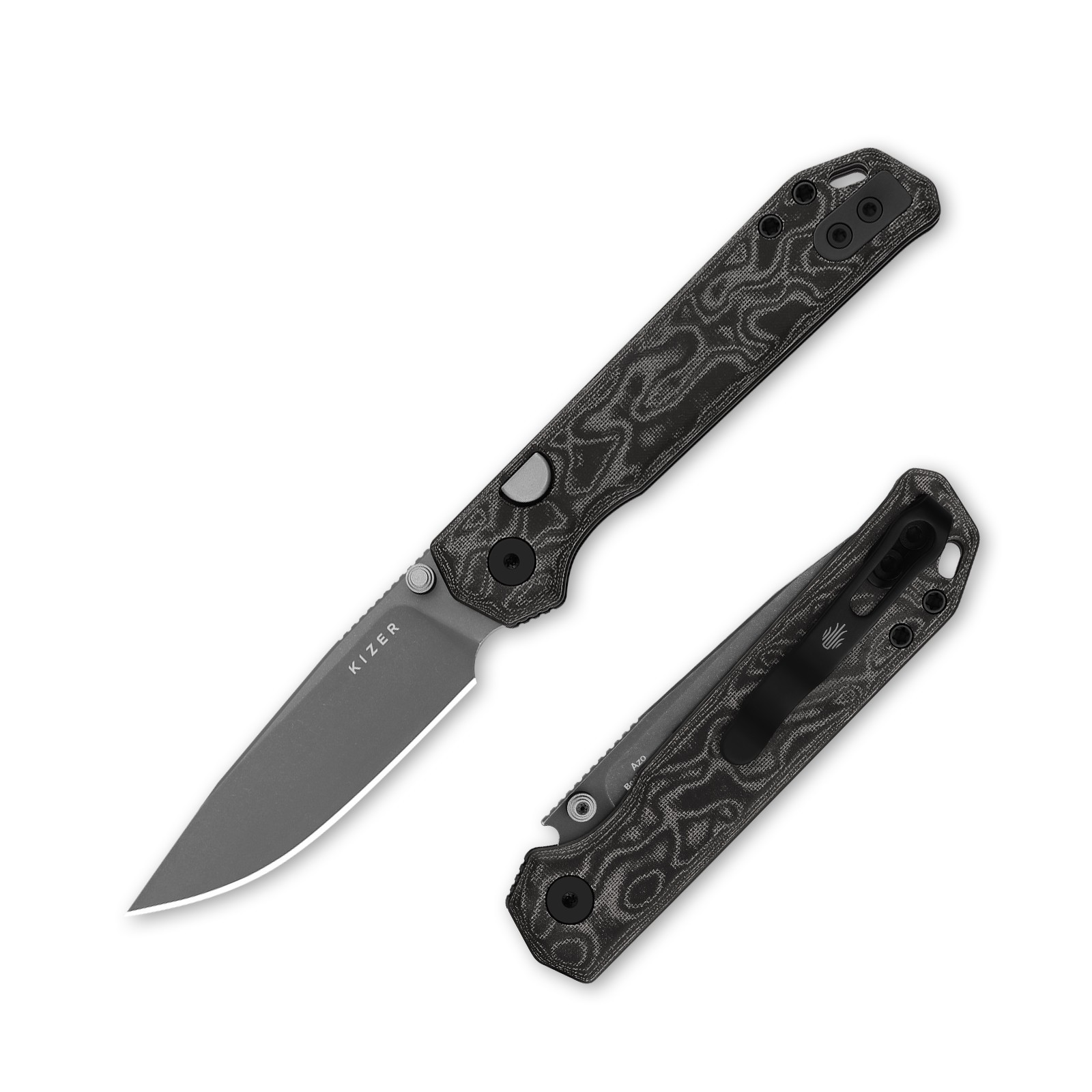 Kizer Begleiter 2.9 Folding Pocket Knife BD1N Blade micarta Handle V3458.2BDA2 Kizer Begleiter 2.9 Folding Pocket Knife BD1N Blade micarta Handle V3458.2BDA2
